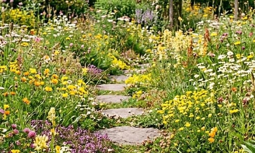 Voetvegetatie: het betreedbare bloemenmengsel voor voegen en halfverharding