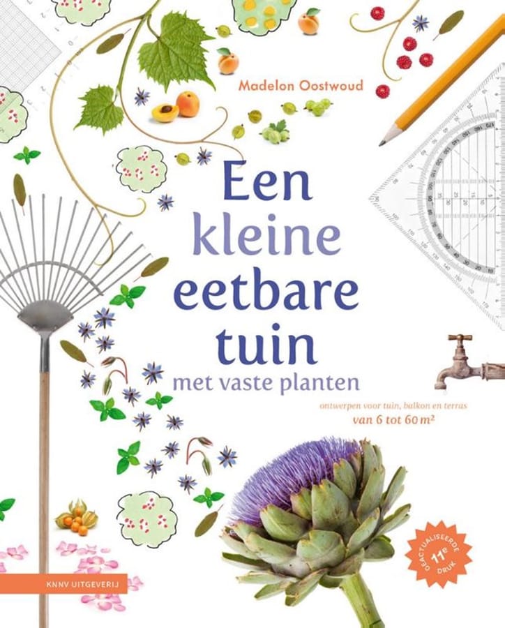 Een kleine eetbare tuin met vaste planten (Madelon Oostwoud) boek