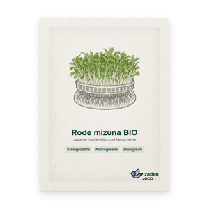 Zakje Rode mizuna BIO