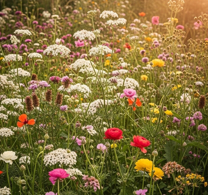 Innemend Inheems (Bloemenmengsel) bloemenmengsel